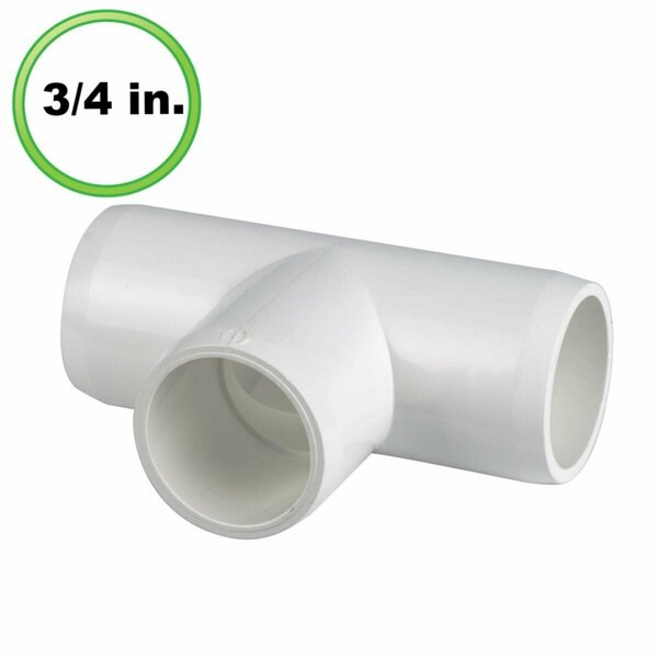 Cool Kitchen 0.75 in. PVC Pipe Tee CO3287935